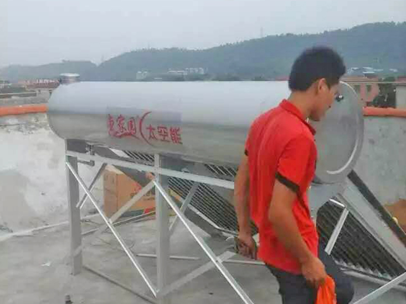 家用太空能热水器案例