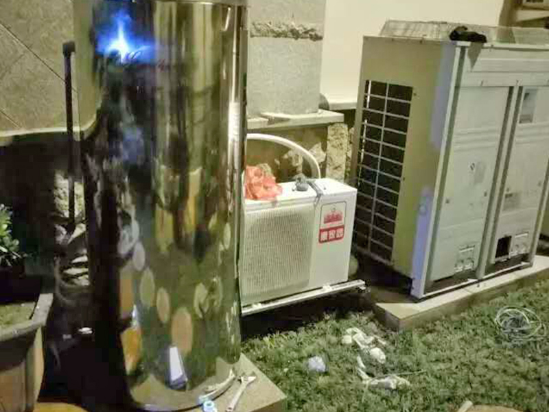 空气能热水器安装案例