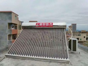 家用太空能热水器案例
